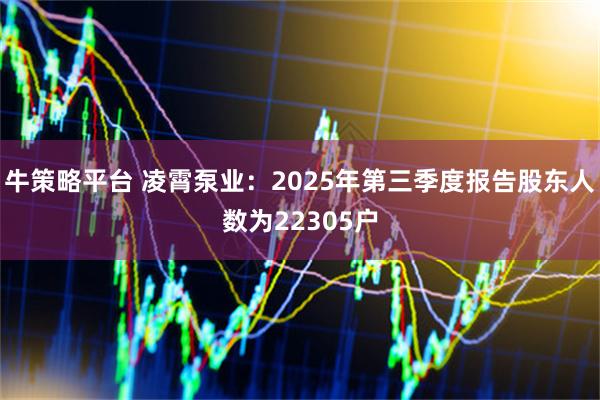 牛策略平台 凌霄泵业：2025年第三季度报告股东人数为22305户